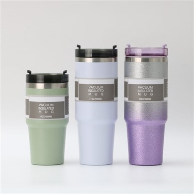 Taza de viaje de plástico portátil