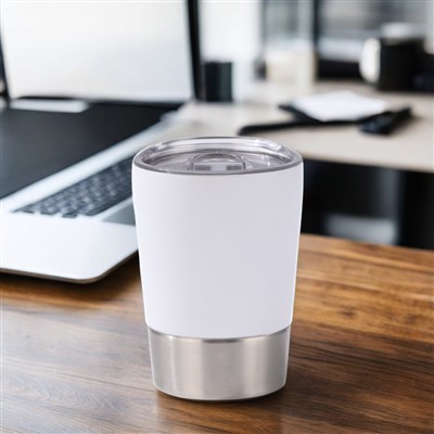 "Mejore su mañana con tazas de café de acero inoxidable de doble pared"